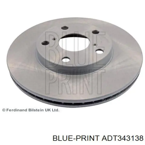 Передние тормозные диски ADT343138 Blue Print