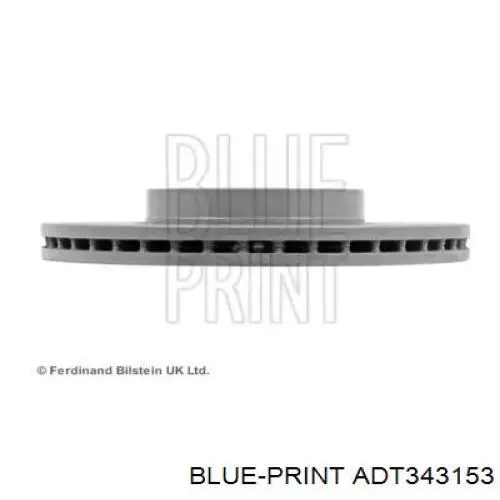 Передние тормозные диски ADT343153 Blue Print