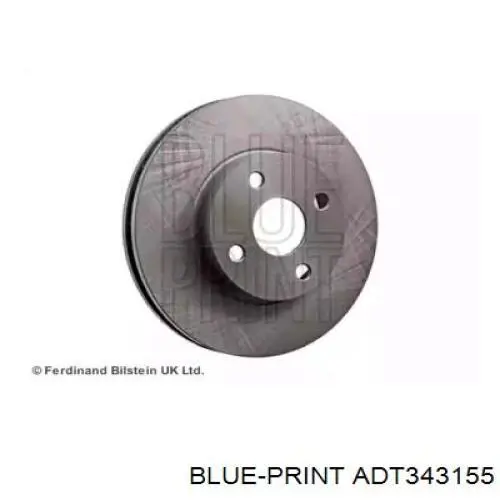 Freno de disco delantero ADT343155 Blue Print