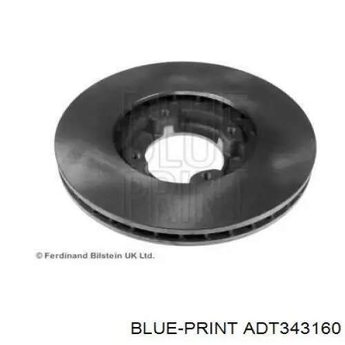 Передние тормозные диски ADT343160 Blue Print