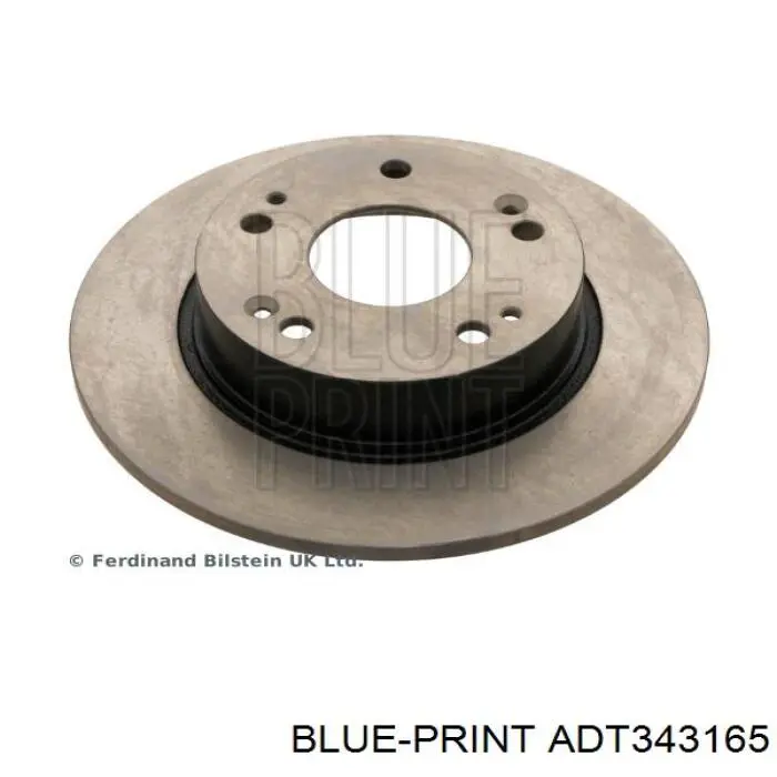 Купить ADT343165 Blue Print Диск тормозной задний
