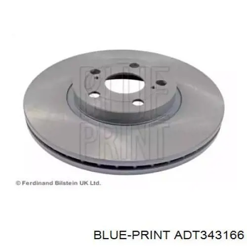 Передние тормозные диски ADT343166 Blue Print
