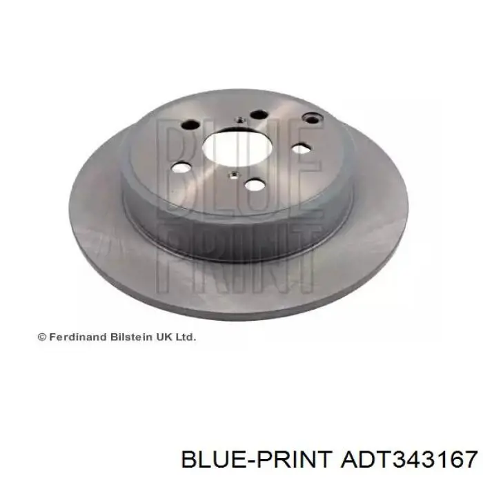 Тормозные диски ADT343167 Blue Print