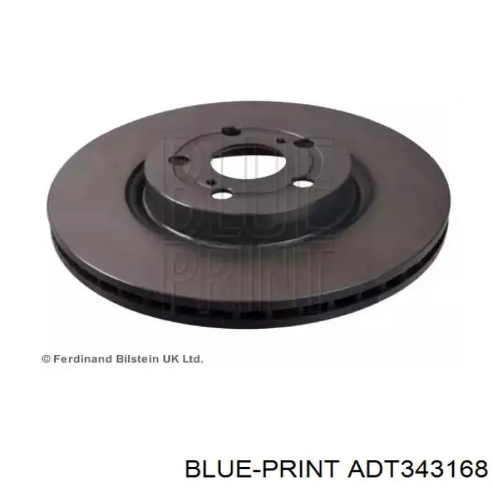 ADT343168 Blue Print диск тормозной передний