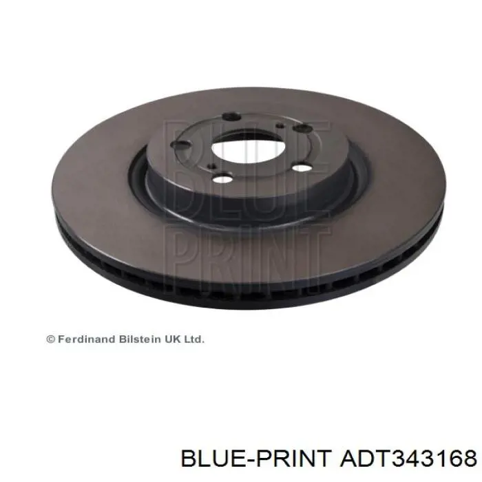 Передние тормозные диски ADT343168 Blue Print