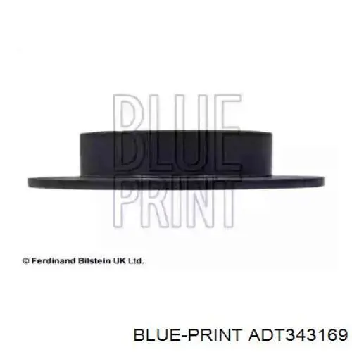 Тормозные диски ADT343169 Blue Print