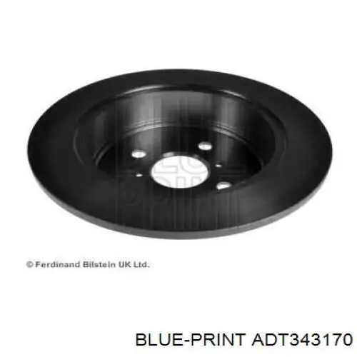 Тормозные диски ADT343170 Blue Print