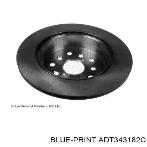 Тормозные диски ADT343182C Blue Print