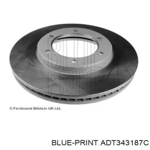 Передние тормозные диски ADT343187C Blue Print