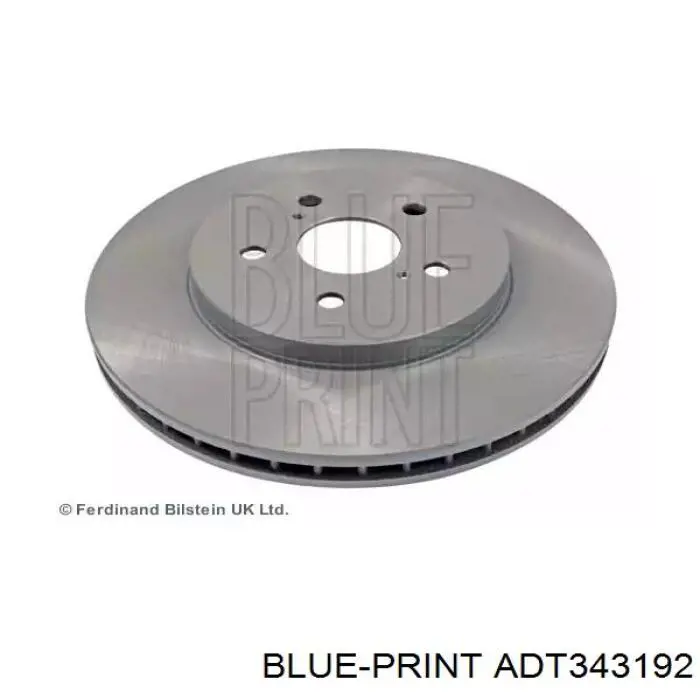 Передние тормозные диски ADT343192 Blue Print