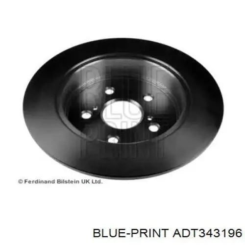 Купить ADT343196 Blue Print Диск тормозной задний