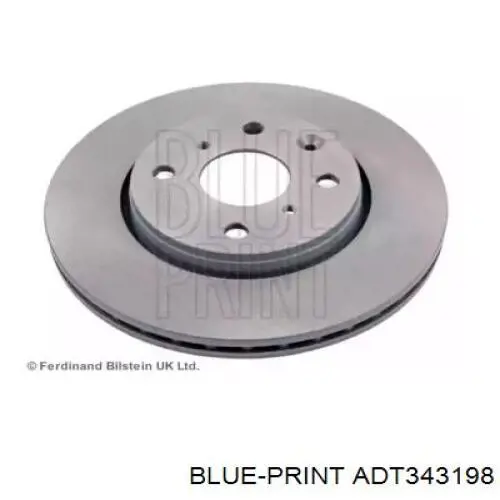 Передние тормозные диски ADT343198 Blue Print