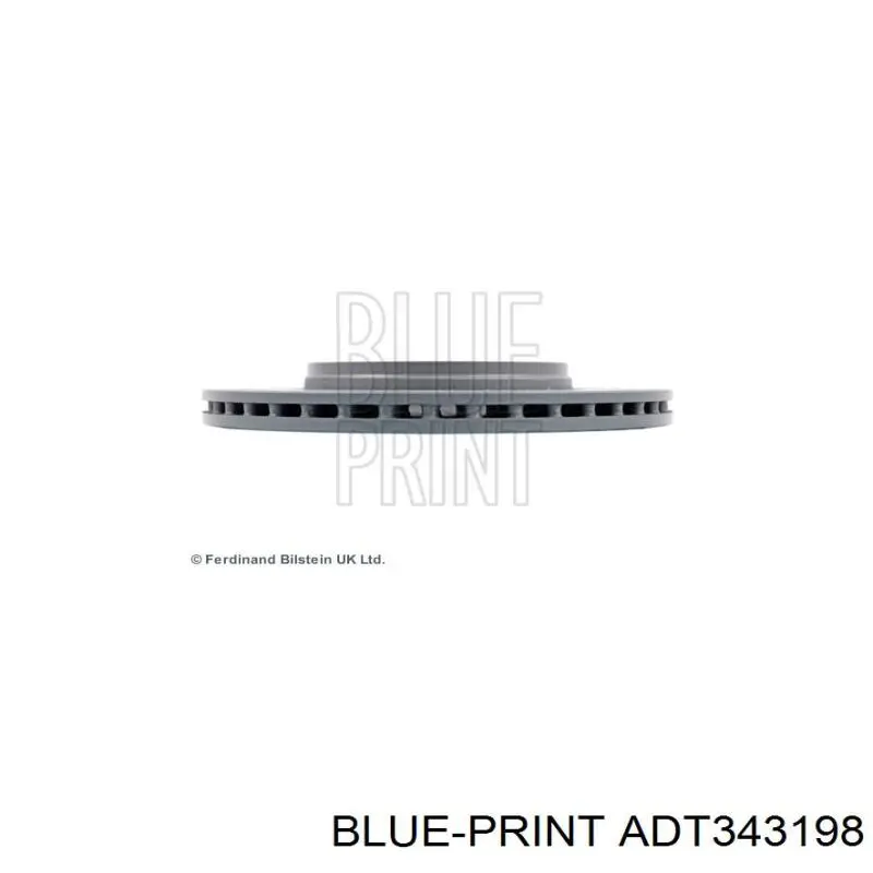 Передний тормозной диск Blue Print ADT343198