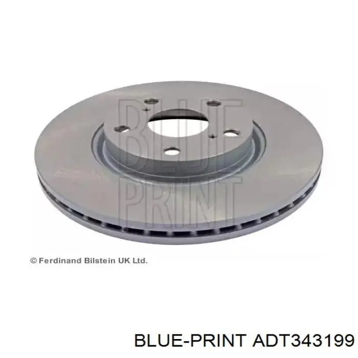 ADT343199 Blue Print диск тормозной передний