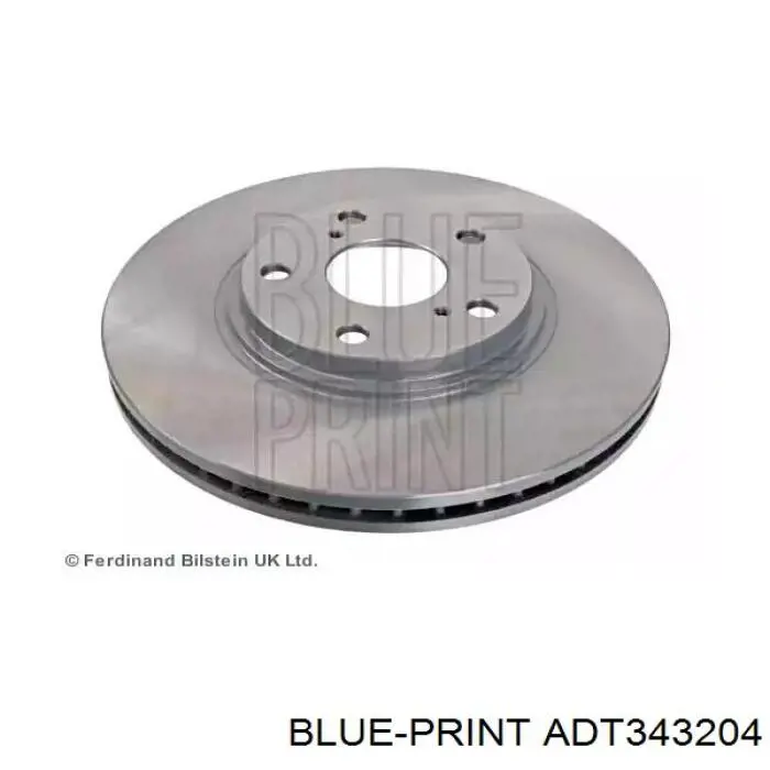 Передние тормозные диски ADT343204 Blue Print