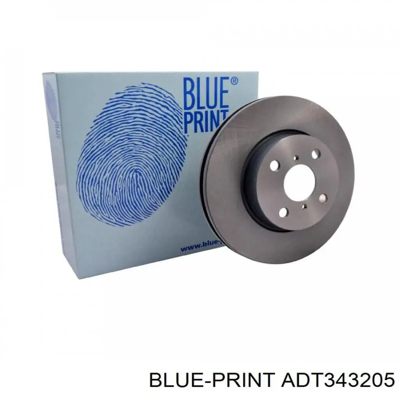 Передние тормозные диски ADT343205 Blue Print