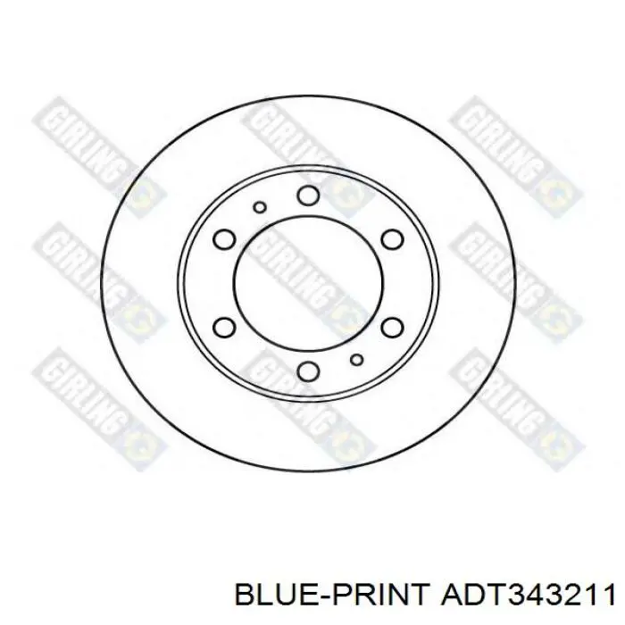 Купить 435120K071 Toyota Ротор тормозной
