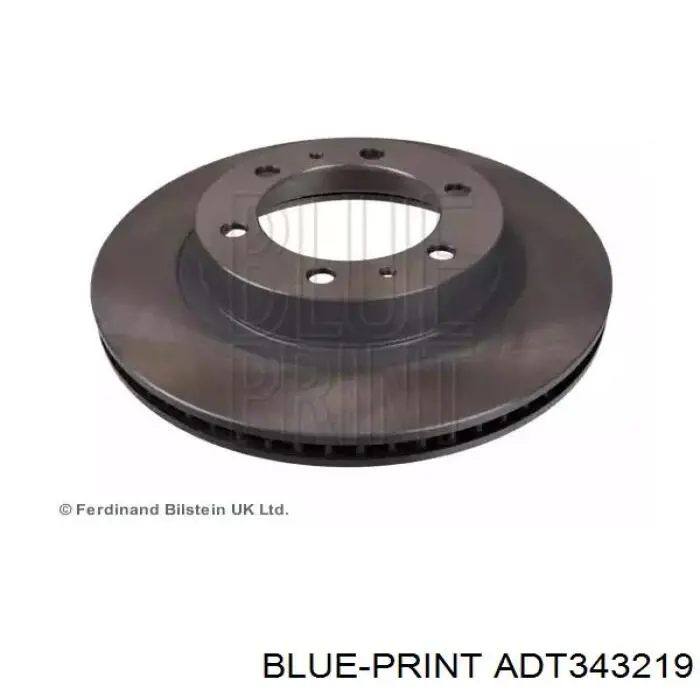 Передние тормозные диски ADT343219 Blue Print