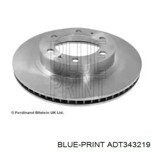 Freno de disco delantero ADT343219 Blue Print