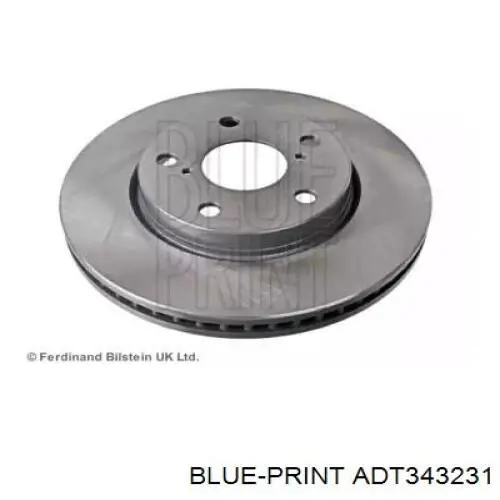 Передние тормозные диски ADT343231 Blue Print