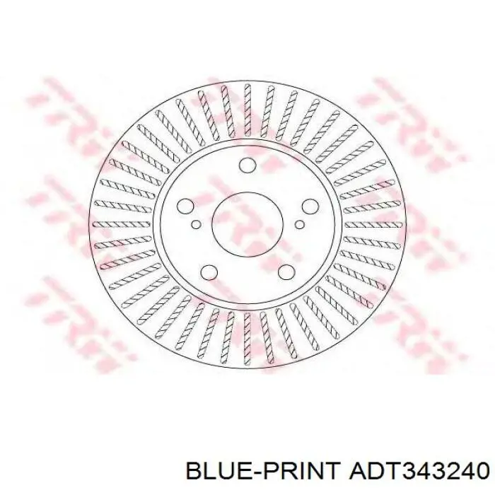 Купить B130738 Denckermann Ротор тормозной