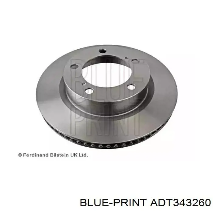 ADT343260 Blue Print диск тормозной передний