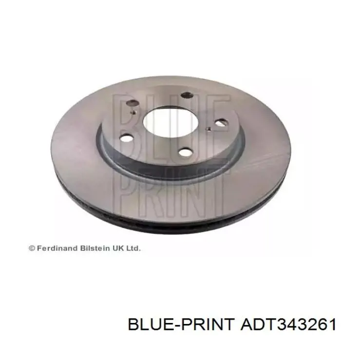 Передние тормозные диски ADT343261 Blue Print