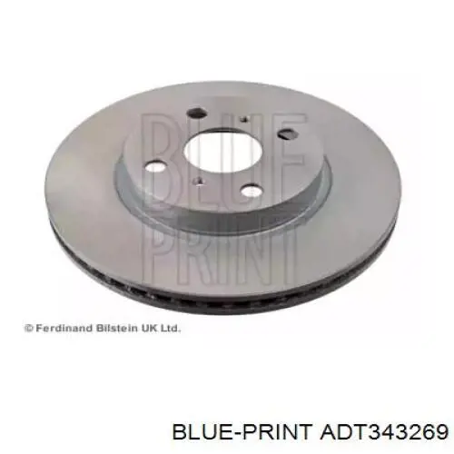 Передние тормозные диски ADT343269 Blue Print