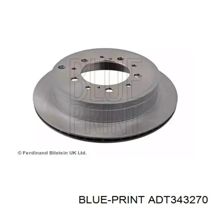 Тормозные диски ADT343270 Blue Print