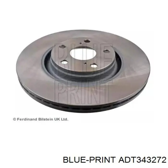 Передние тормозные диски ADT343272 Blue Print