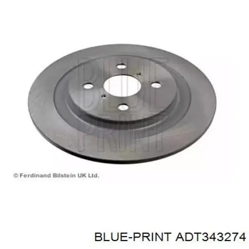 ADT343274 Blue Print диск тормозной задний