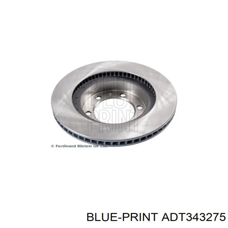 ADT343275 Blue Print диск тормозной передний