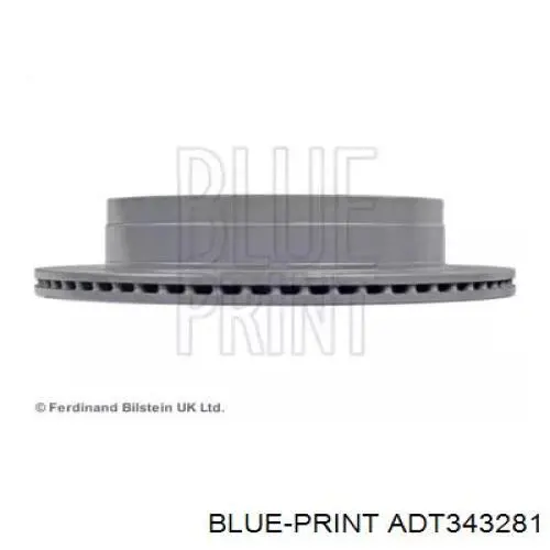 Тормозные диски ADT343281 Blue Print