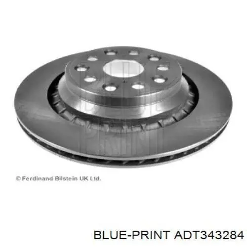 Disco de freno trasero ADT343284 Blue Print