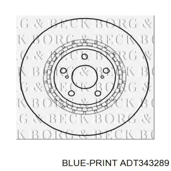 Купить A6F537B Advics Ротор тормозной
