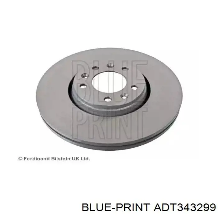 ADT343299 Blue Print disco do freio dianteiro