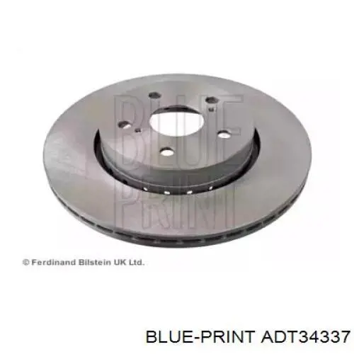 Передние тормозные диски ADT34337 Blue Print