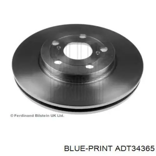 Передние тормозные диски ADT34365 Blue Print