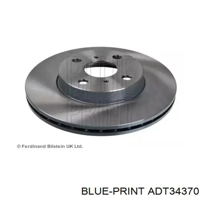 Передние тормозные диски ADT34370 Blue Print