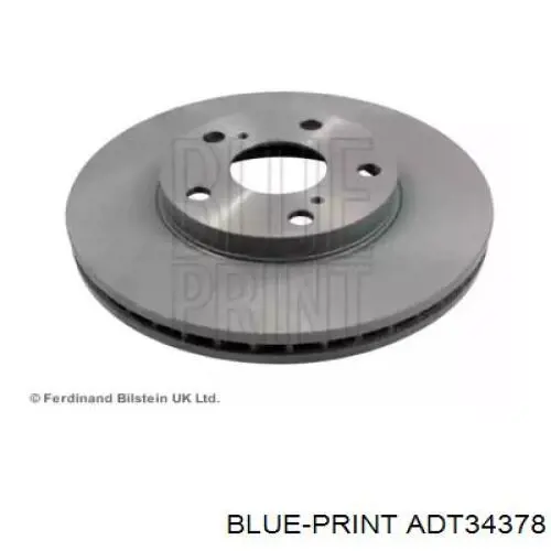 Передние тормозные диски ADT34378 Blue Print