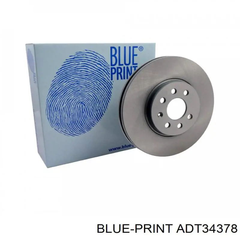 Freno de disco delantero ADT34378 Blue Print