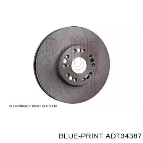 Freno de disco delantero ADT34387 Blue Print