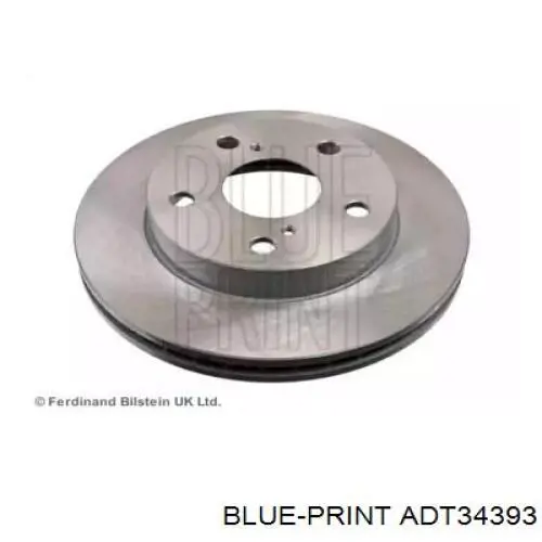 Передние тормозные диски ADT34393 Blue Print