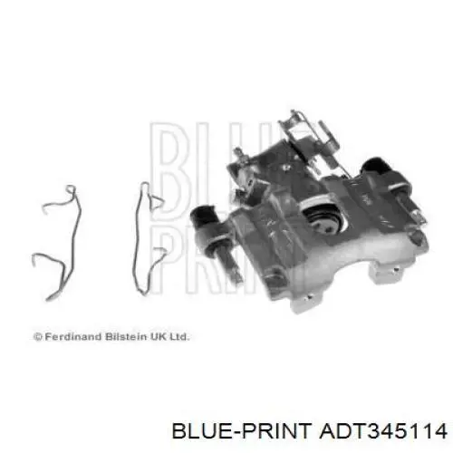 Суппорт тормозной задний левый ADT345114 Blue Print