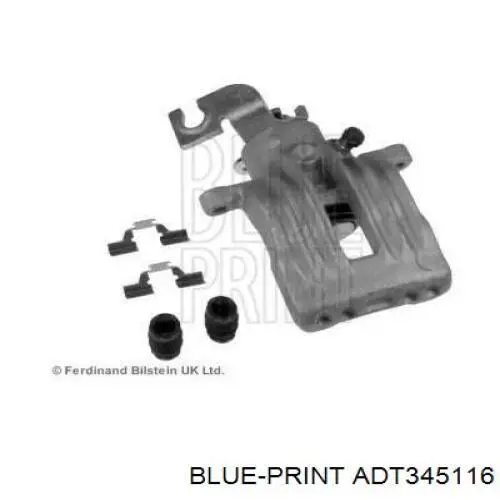 Суппорт тормозной задний левый ADT345116 Blue Print