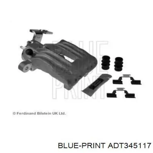 Суппорт тормозной задний правый ADT345117 Blue Print