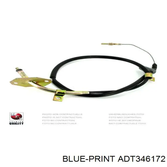 Cable de freno de mano trasero izquierdo ADT346172 Blue Print
