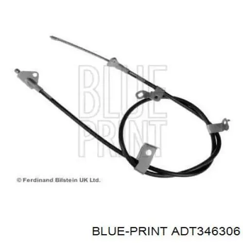 Задний правый трос ручника ADT346306 Blue Print