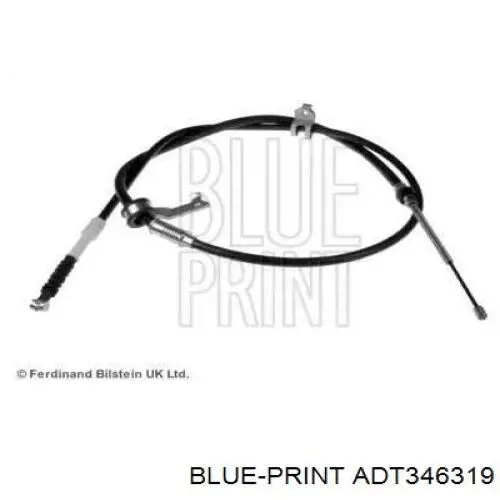 Купить ADT346319 Blue Print Трос стояночного тормоза задний левый