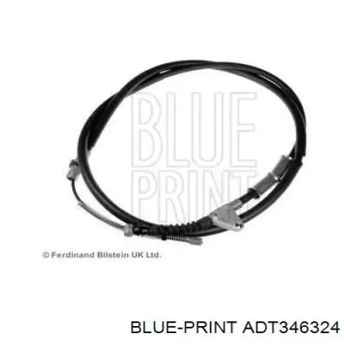 ADT346324 Blue Print трос ручного тормоза задний правый